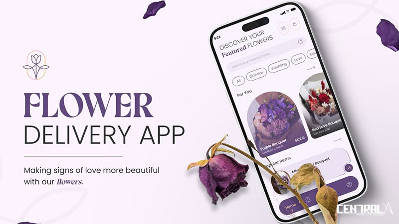 THIẾT KẾ APP MOBILE CHO CỬA HÀNG HOA: ĐỘT PHÁ TRẢI NGHIỆM